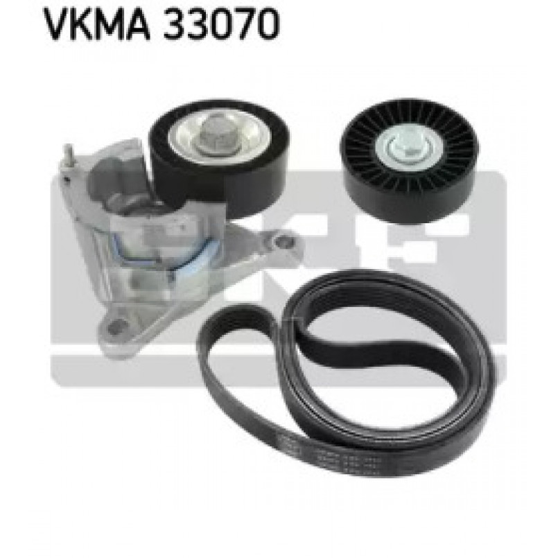 VKMA 33070 SKF Комплект доріжкового ремня (ролик, ремінь)